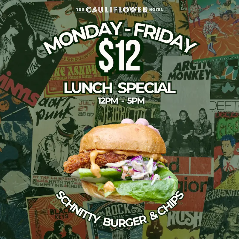 $12 Lunch specials @ The Cauliflower Hotel, Waterloo