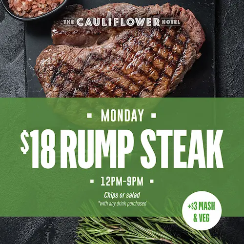 Weekly Specials means something on every single day at The Cauliflower Hotel, Waterloo