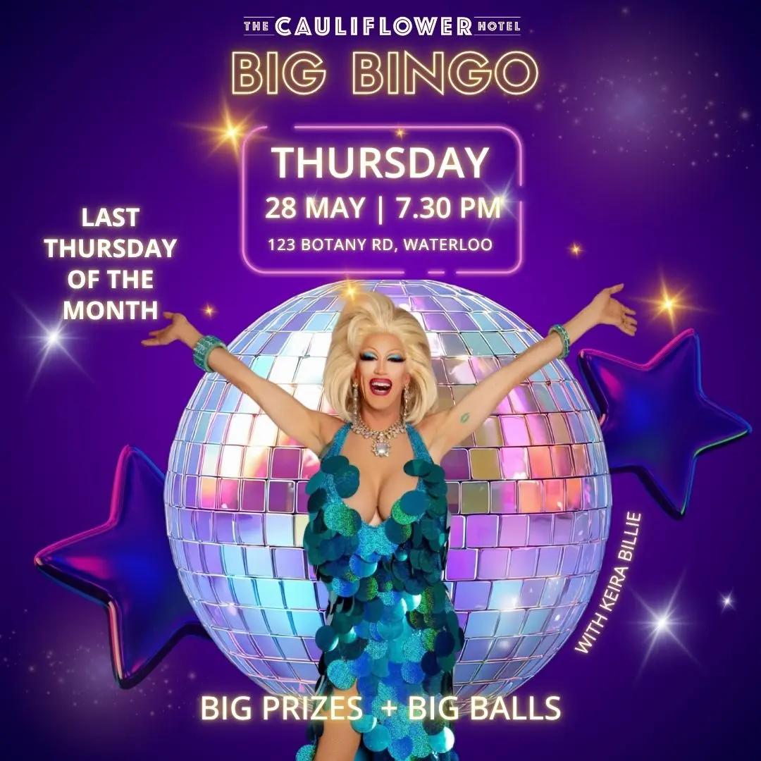 Drag Bingo at The Cauliflower Hotel, Waterloo.