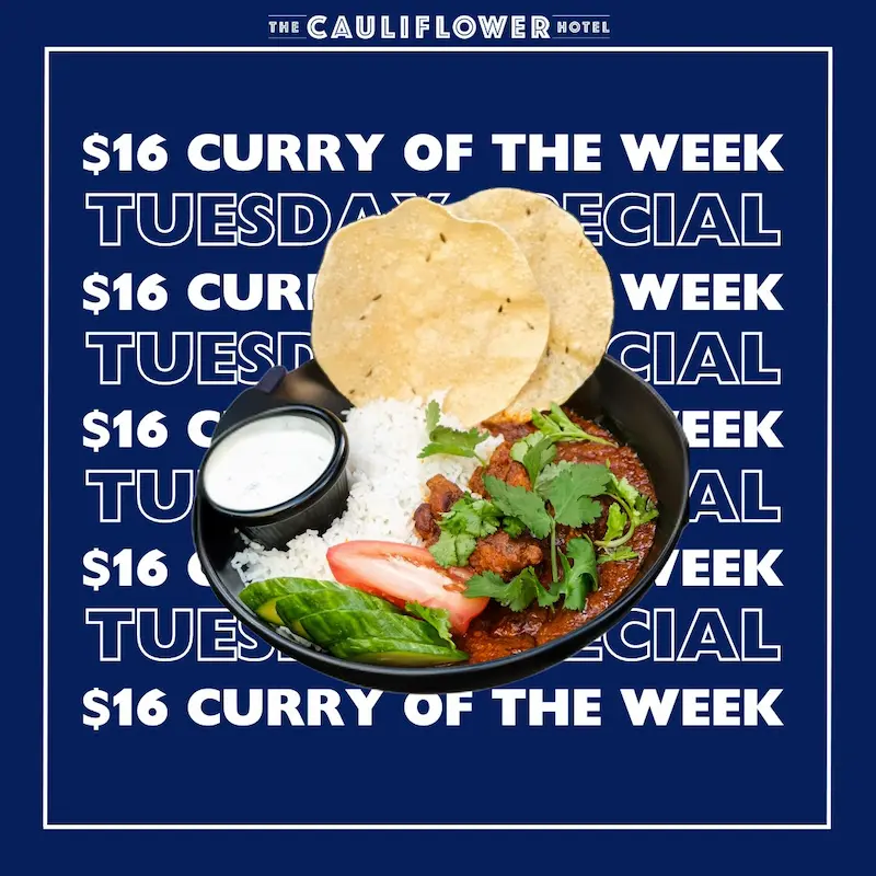 Weekly Specials means something on every single day at The Cauliflower Hotel, Waterloo