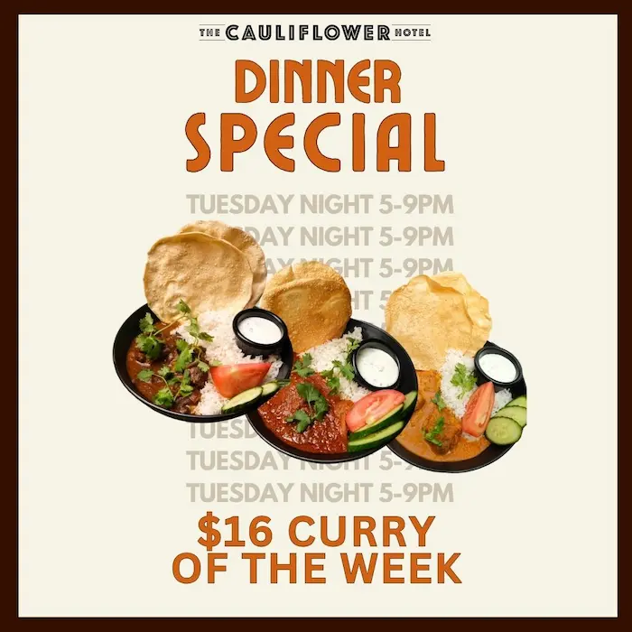 Weekly Specials means something on every single day at The Cauliflower Hotel, Waterloo