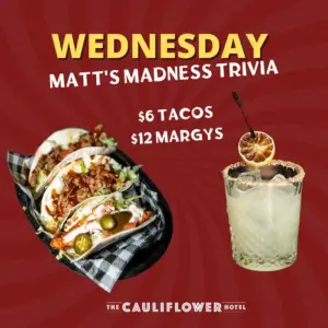 Wednesdays Matt's Madness Trivia