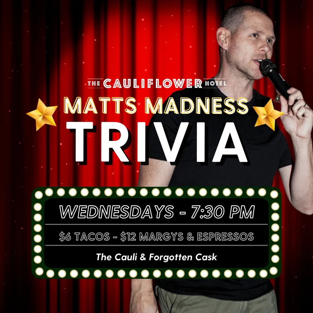 Wednesdays Matt's Madness Trivia