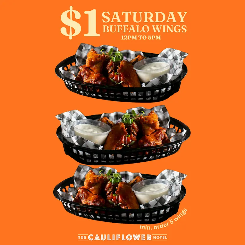 Weekly Specials means something on every single day at The Cauliflower Hotel, Waterloo